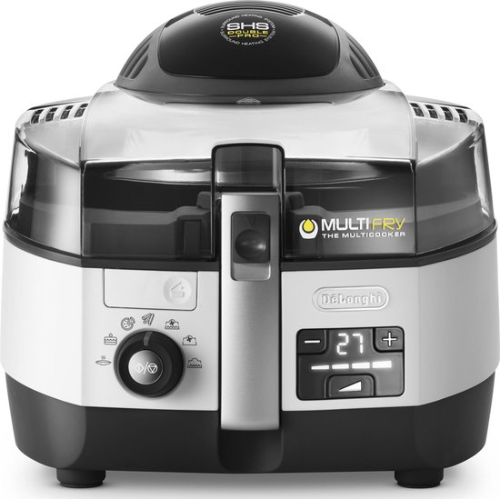 De'Longhi FH1394 Multifry Extra Chef - Friteuse - zwart - Grillrooster