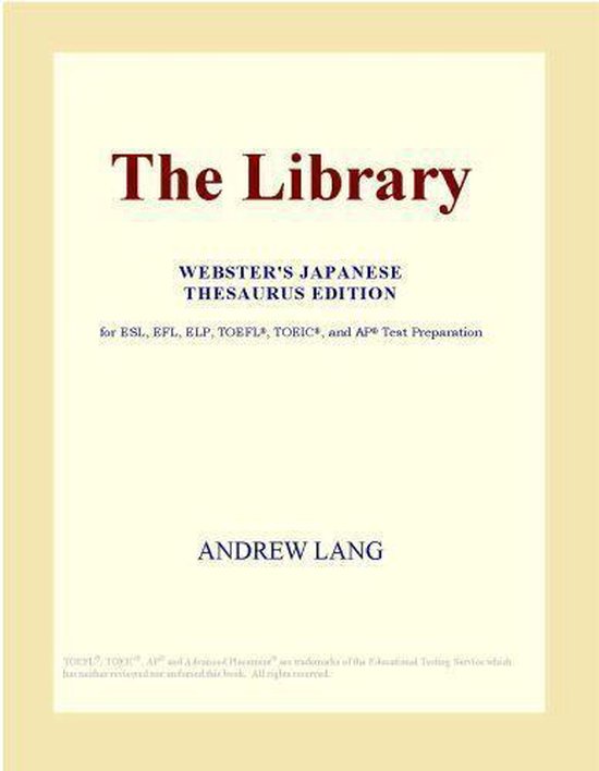 The Library (ster's Japanese Thesaurus Edition) (ebook), Icon Group