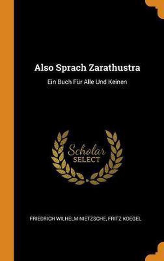 Also Sprach Zarathustra - cover