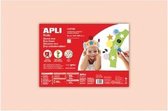 Apli Kids EVA Foam vellen 60 x 40 cm Licht beige - 5 vel