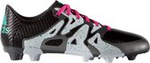 adidas X 15.3 FG/AG J Voetbalschoenen Junior  Voetbalschoenen - Maat 37 1/3 - Unisex - zwart/wit/blauw