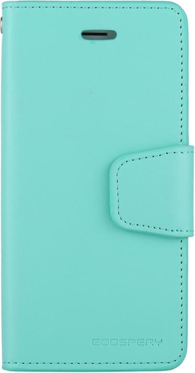 Let op type!! MERCURY GOOSPERY SONATA DIARY Series for iPhone 6 Plus & 6s Plus Horizontal Flip Leather Case with Holder & Card Slots & Wallet(Green)