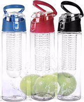 Fruitwater Fruit Filter Fles - Fruit Infuser - BPA Vrij - Blauw