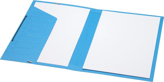 Elastomap secolor folio blauw | Omdoos a 5 stuk | 5 stuks