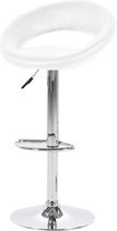 FYN Plus - Barkruk - Lederlook Wit