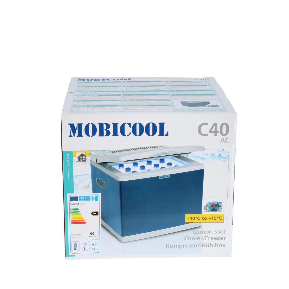 MobiCool C40 Compressor Koelbox - 40L - Blauw | bol.com