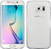 Multimediaaccessoires.nl Huismerk - TPU Case voor Samsung Galaxy S6 Edge Plus Transparant Wit