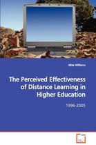 The Perceived Effectiveness of Distance Learning in Higher Education