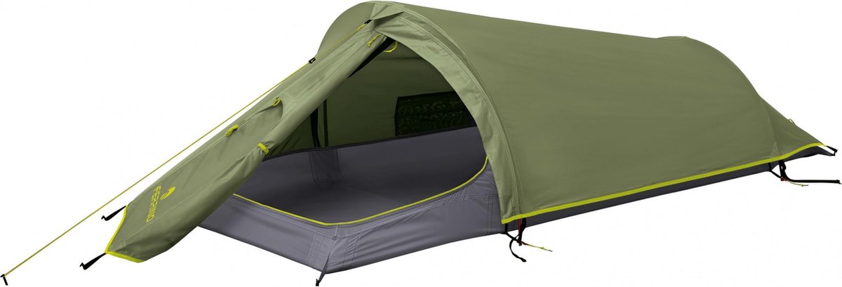 | Ferrino 1 persoonstent Sling 220 X 65 X 80 Cm Groen Review: Ferrino Tent Sling 1 1 persoonstent | Bergfreunde.nl