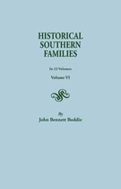 Historical Southern Families. in 23 Volumes. Volume VI