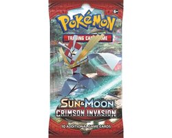 Pokemon sun & moon: crimson invasion boosterpack