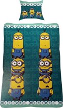 Dekbedovertrek - Minions - eenpersoons - 140 x 200 - Multi