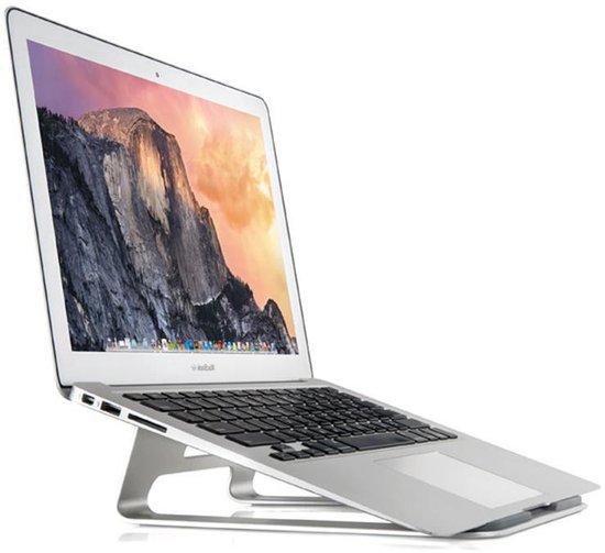 resterend redactioneel Gevoel van schuld Hybrid aluminium stand voor MacBook | bol.com