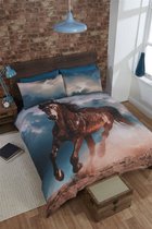 Paard dekbedovertrek - lits jumeaux - Paarden dekbed