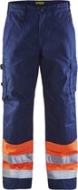 Blaklader Werkbroek High Vis 1564-1811 - Marineblauw/Oranje - C64