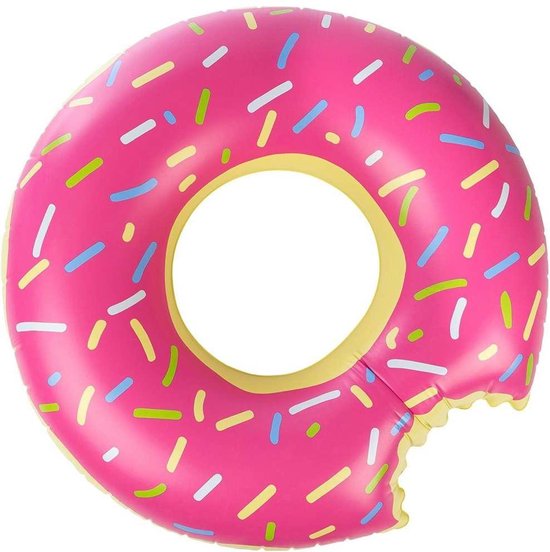 Opblaasbare Donut Opblaasband - 120cm - Geschikt voor in het zwembad -  Opblaasbaar... | bol.com