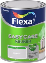 Afbeelding van Flexa Easycare - Muurverf Mat - Keuken - Lichtgrijs - 1 liter