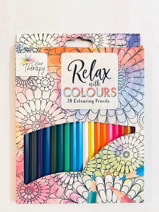 Tekenset voor volwassenen: Relaxing kleurboek en kleurpotloden (20) |  Kleurboek voor... | bol.com
