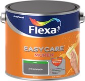 Flexa Easycare - Muurverf Mat - Antracietgrijs - 2,5 liter