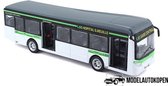 Street Fire City Bus Hopital G.Neuille (Groen/Wit) (19cm) 1/64 Bburago - Modelbus - Schaalmodel - Model Bus - Miniatuurbus - Miniatuurvoertuig