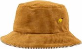 Sticky Lemon bucket hat corduroy dijon - Zomer Kinderhoed - 52 CM - Vissershoed - Zonnehoed