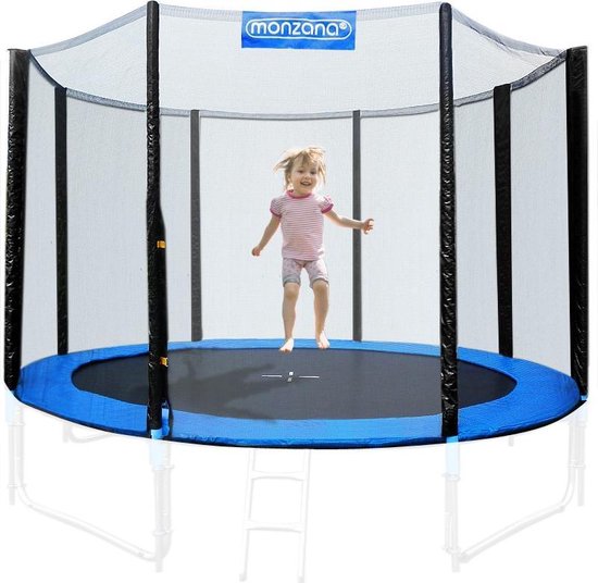 Monzana Veiligheidsnet Trampoline - voor 6 bevestigingspalen - Ø426cm