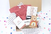 Happy little Box - babybox- Kraampakket - 4 leuke producten - koper/roest