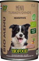 Biofood Organic - Biologisch Hondenvoer Natvoer - Sensitive Kalkoen - 400 gr NL-BIO-01
