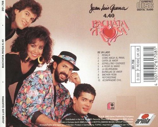 Bachata Rosa, Juan Luis Guerra | CD (album) | Muziek | bol.com
