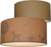 Lamp Babykamer Geel Mustard Tyro – Plafondlamp Babykamer Land of Kids - Silhouet lamp - Hertjes Lamp - Kinderlamp – Babylamp.