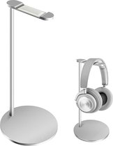 Luxe Aluminium Headset Stand - Headset Houder - Koptelefoon standaard - Koptelefoon Houder - Hoofdtelefoon Houder - Zilver