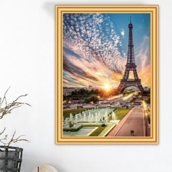 ChampProducts Diamond painting - Eiffeltoren - 20 x 30 cm - Kunststof