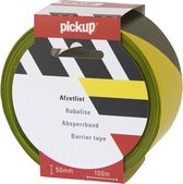 Pickup afzetlint geel zwart - 100 m x 5 cm