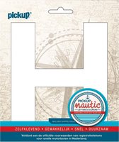 Pickup Nautic plakletter 150mm wit H