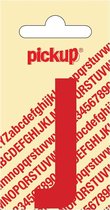 Pickup plakletter Nobel 60 mm rood J - 31022060J