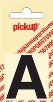 Pickup plakletter Helvetica 40 mm - zwart A
