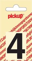 Pickup plakcijfer Helvetica 40 mm - zwart 4