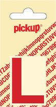 Pickup plakletter Helvetica 40 mm - rood L