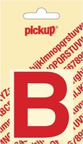 Pickup plakletter Helvetica 60 mm - rood B