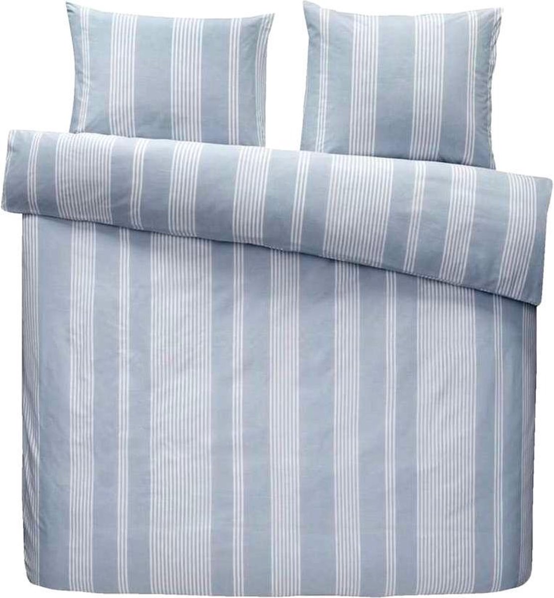 Homéé® Dekbedovertrekset Chambray tweepersoons 200x200/220 cm +2 slopen 100% percale Katoen