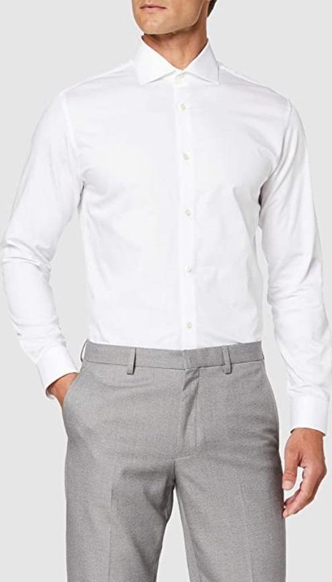 JACK & JONES Premium Shirt Heren overhemd (2-Pack) 100% Katoen - 2  overhemden Wit Maat L - | bol.com