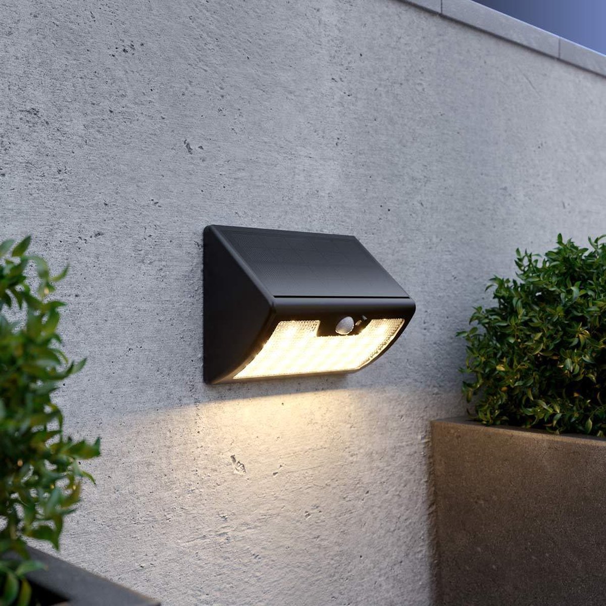 Lampe d'extérieur Solar Aximo® avec détecteur de mouvement - 266 LED -  Eclairage de