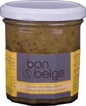 bon & belge - Belgische artisanale suikerarme confituur van kiwibes  - 80% fruit - 200 g