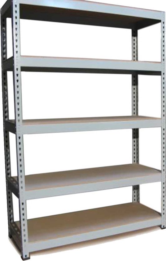 Shelfplaza Metalen Stellingkast Pro 155x110x30 Cm In Verzinkt Met 4 Planken