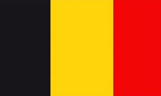 Belgische Vlag - Vlag Belgie - Belgie Vlag - 90 x 150 cm - Zonder Ringen