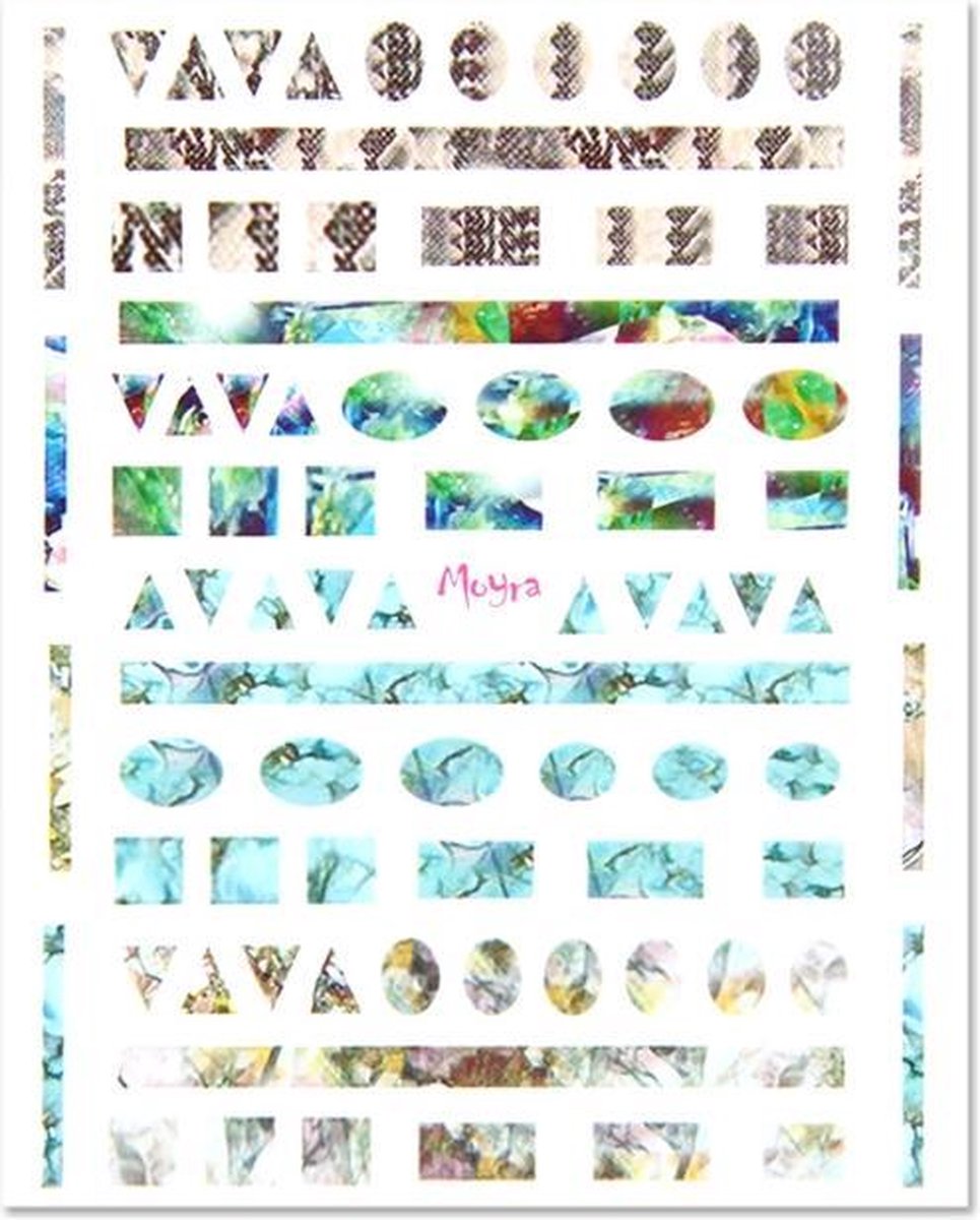 Goedkoopste Moyra Nailart Nagel Sticker Matrica No.05