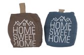 Deurstopper Home Sweet Home- Deurstop - Deurwig - Deurbuffer - Assorti 1 stuk