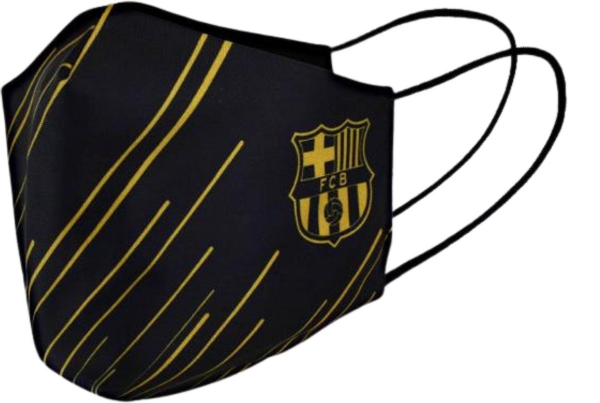 FC Barcelona Mondmasker – Gestreept – Zwart