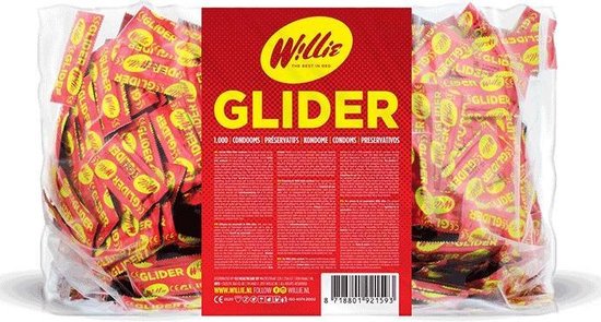 Willie Glider Condooms - 1.000 Condooms- Grootverpakking | bol