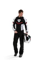 REV'IT! Arc Air Black White Textile Motorcycle Jacket  XL
